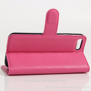 New Fashion Design leather folio case for iphone 7 plus